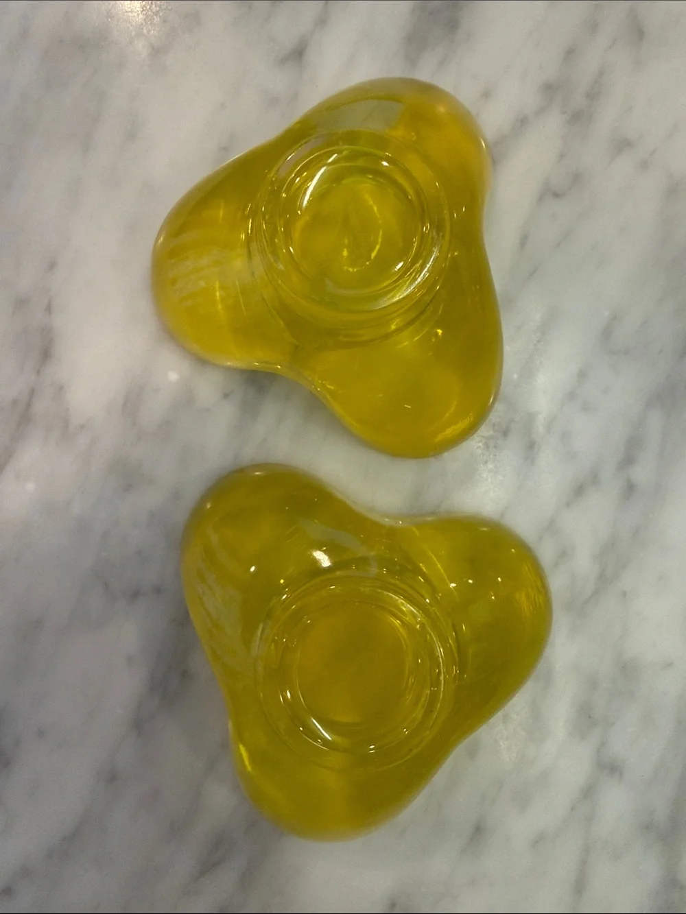 Villeroy & Boch Coloured DeLight Yellow Tealight Holders Set of 2